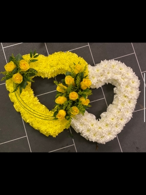 Double heart tribute