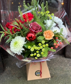 Christmas florists choice bouquet