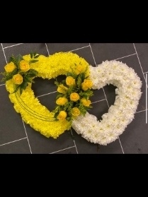 Double heart tribute