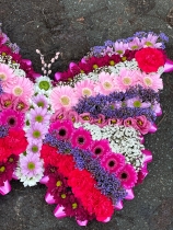 Pink & purple butterfly tribute