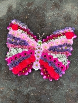 Pink & purple butterfly tribute